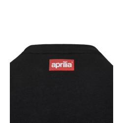 APRILIA CREWNECK SWEATSHIRT BLACK