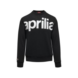 APRILIA CREWNECK SWEATSHIRT BLACK