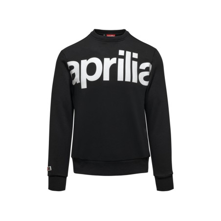 APRILIA CREWNECK SWEATSHIRT BLACK