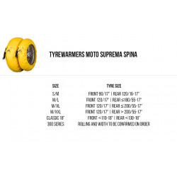 Tirewarmers Capit Suprema Spina RED M/XL