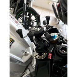 X-GRIP device holder fork stem mount aluminum steel black