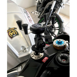 X-GRIP device holder fork stem mount aluminum steel black