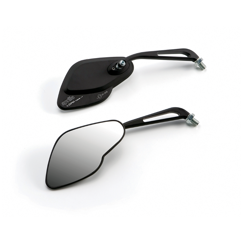 Right mirror in billet aluminium - homologated