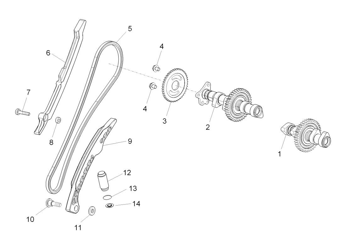 Rear cylinder timing system