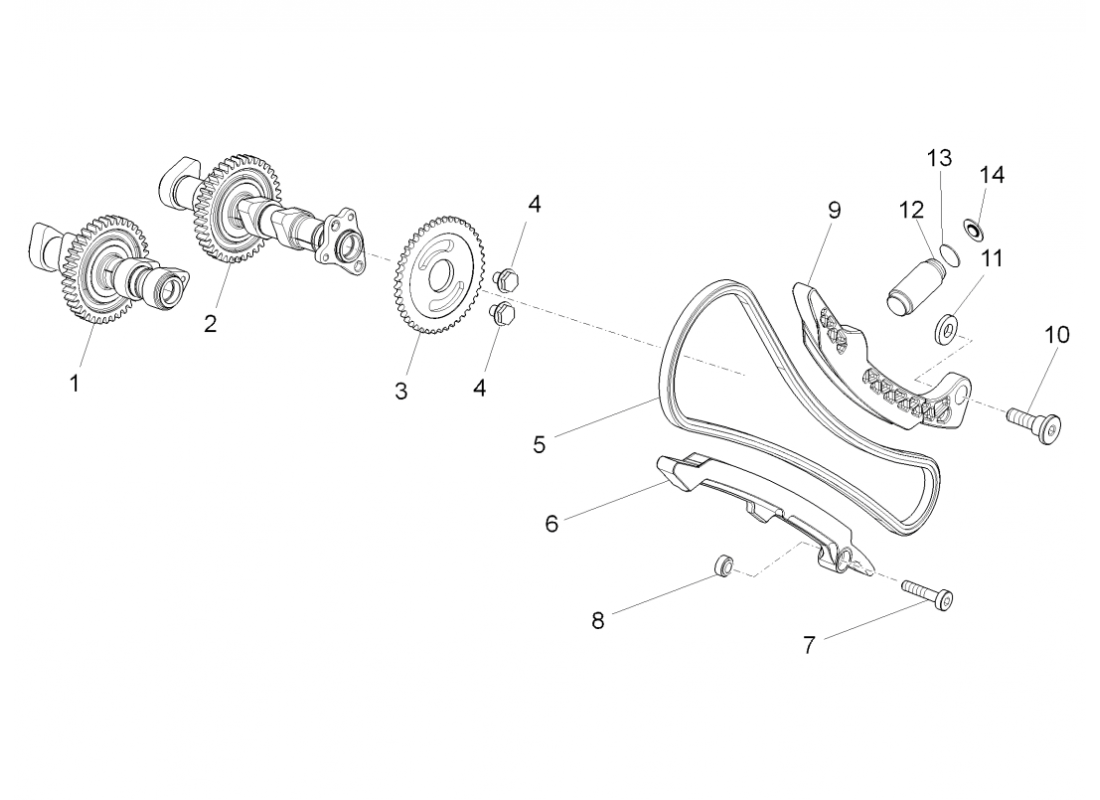 Front cylinder timing system