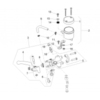 Front master cylinder