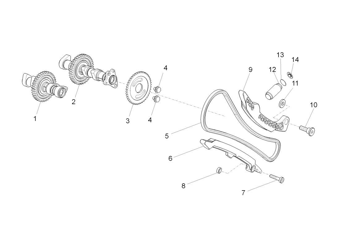 Front cylinder timing system