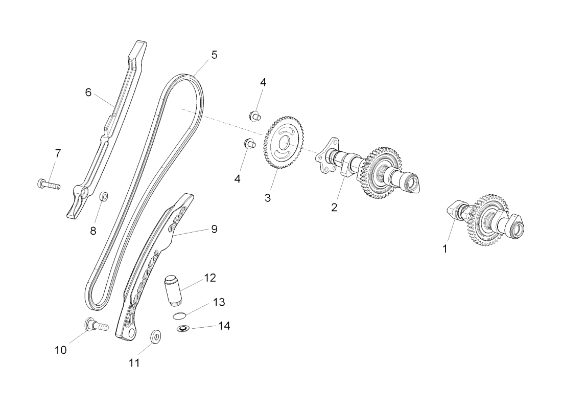 Rear cylinder timing system