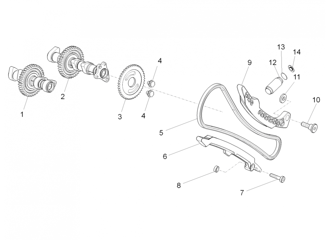 Front cylinder timing system