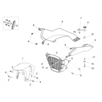 Front mudguard-Pillar