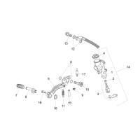 Rear master cylinder