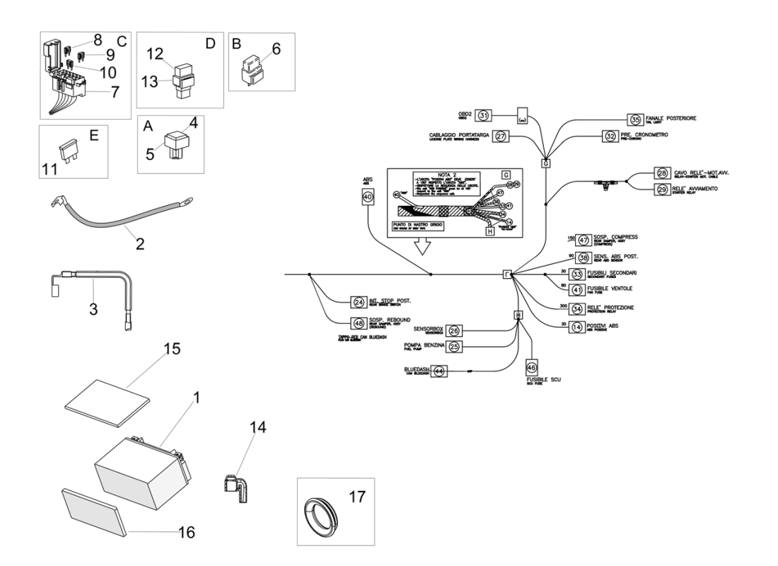Central electrical system