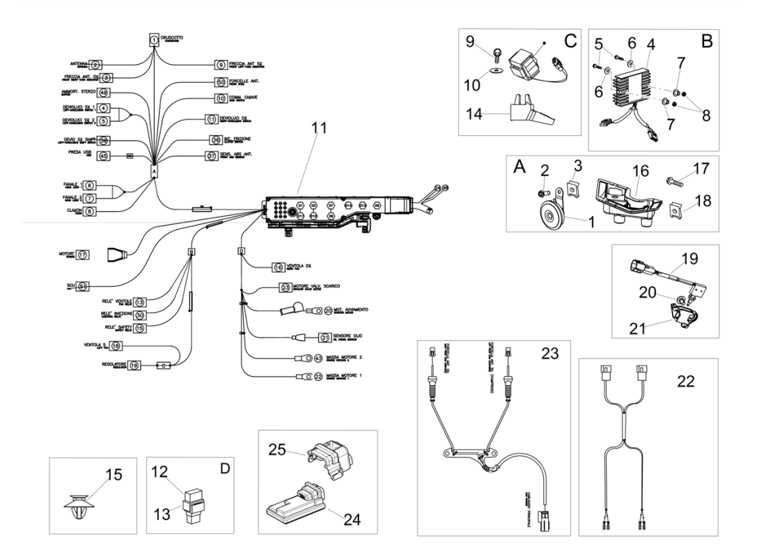 Front electrical system