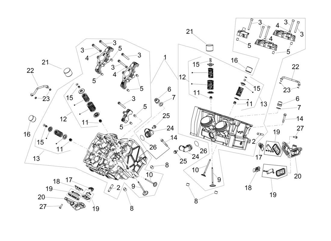 Cylinder head - valves