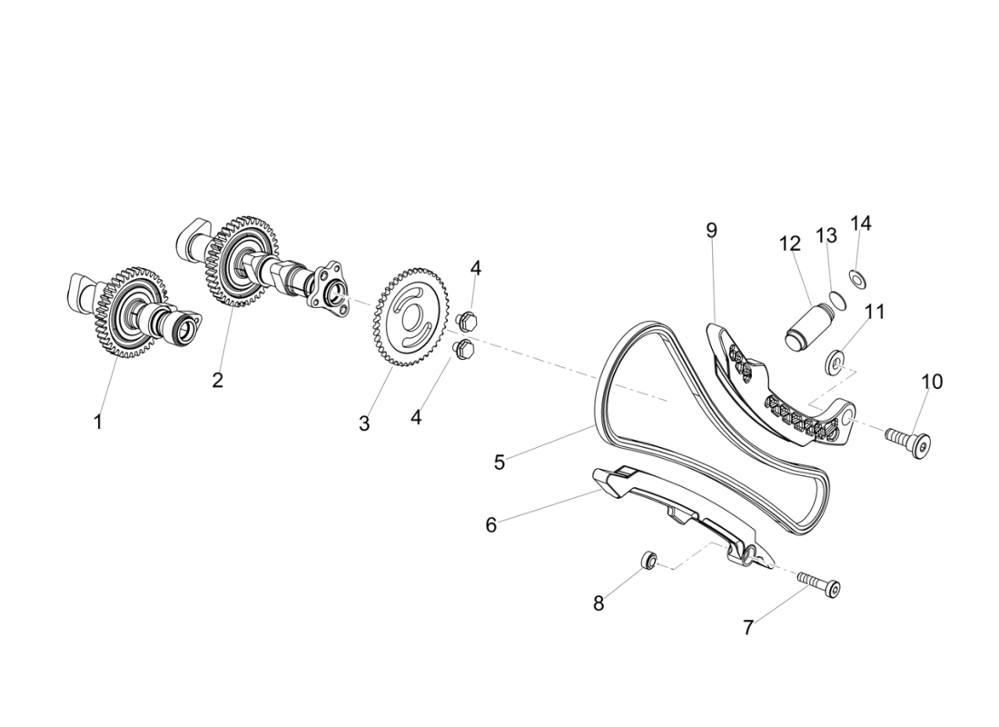 Front cylinder timing system