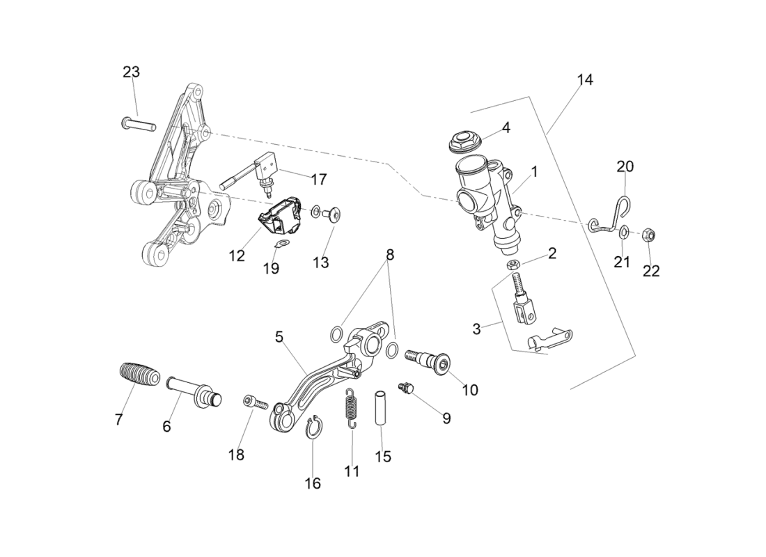 REAR MASTER CYLINDER